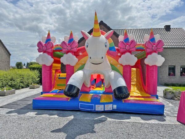 Unicorn met dubbele glijbaan - Afbeelding 2